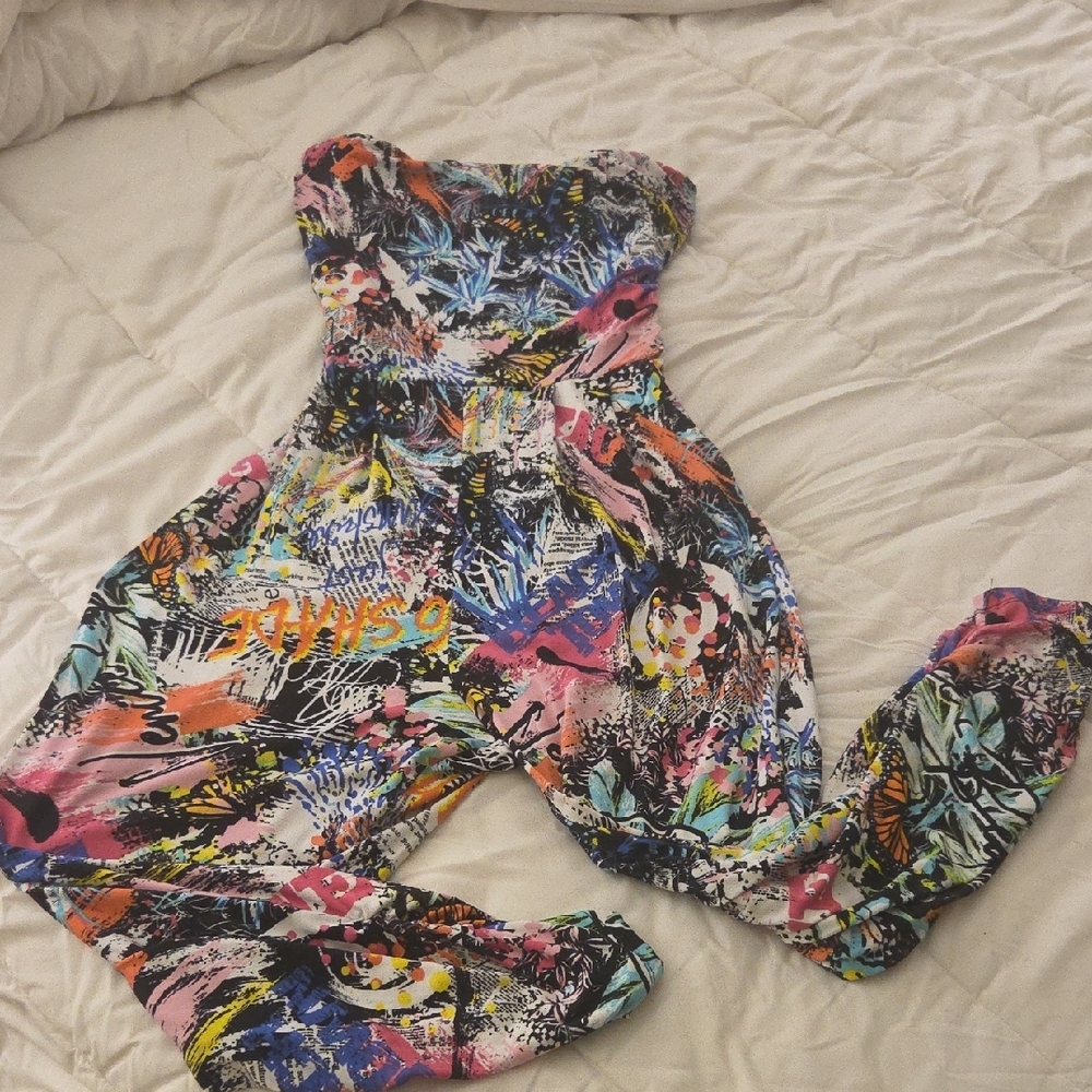 Colorful Abstract Women's Jumpsuit